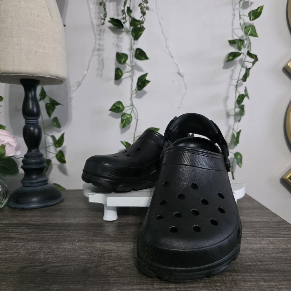 CROCS x PLEASURES Collab EUC Black Clog, 8M | 10W